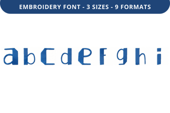 Book Chisels Font a to I: A Premium Embroidery Choice