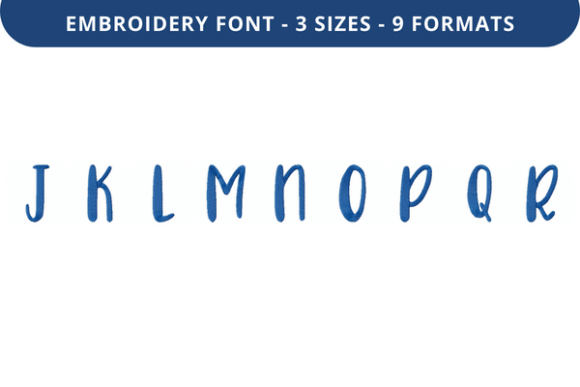 Choco Ganache Font: A Festive Embroidery Choice