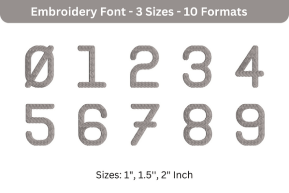 Explore Follow Direction Font 0 to 9