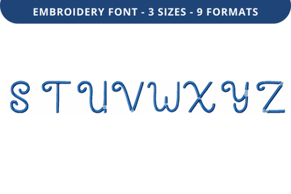 Lucid Dreamer Font Uppercase S to Z