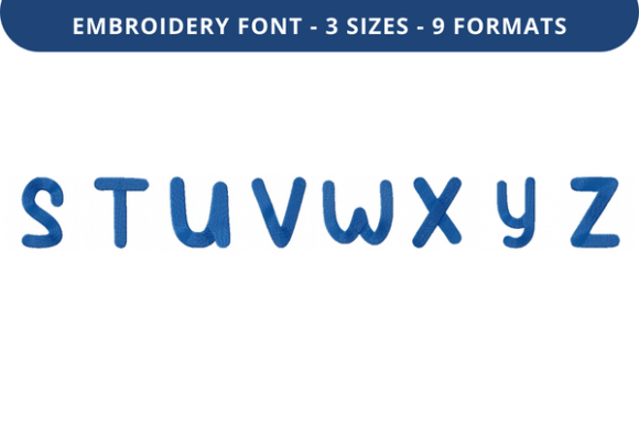 Puhoy Font: A Stylish Embroidery Choice