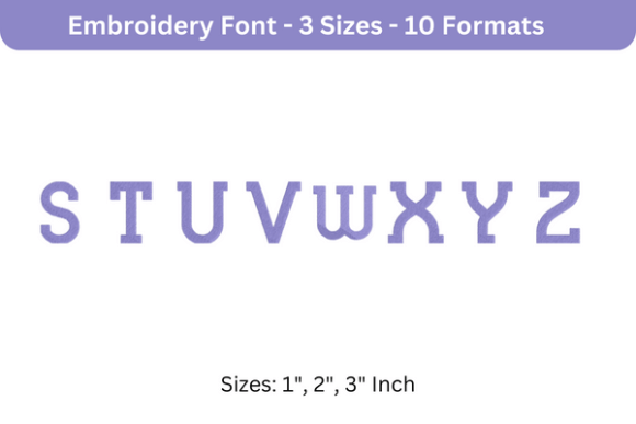 Review: Blue Plate Font Uppercase S to Z