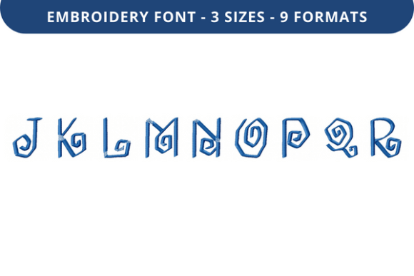 Review: Cool Culottes Font Uppercase J to R