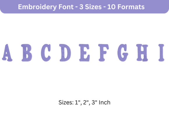 Review of Purevain Font Uppercase a to I