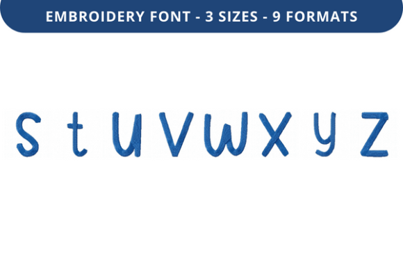 Review: Sunny Box Font Lowercase S to Z