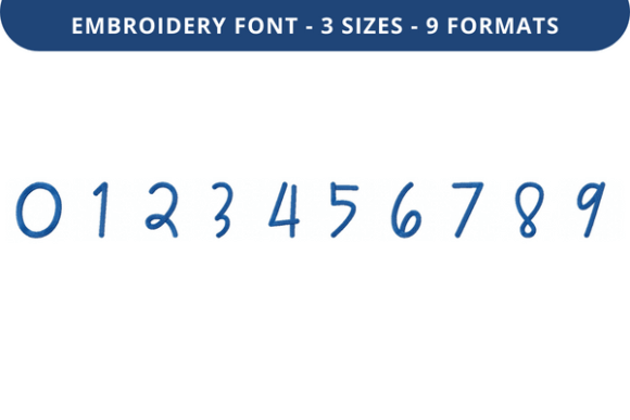 Troofles Font 0 to 9: A Versatile Embroidery Choice
