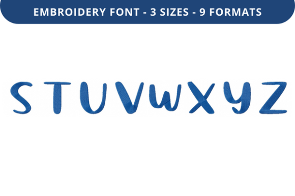 Tropic Berry Font S to Z: A Charming Embroidery Choice