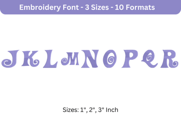 Wonka Font J to R: A Stylish Embroidery Choice